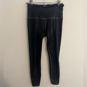 Athleta high rise shimmer elation legging XS, full length, shimmer black color